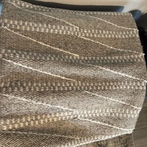 Crate & Barrel wool throw pillow cover 20 x 20